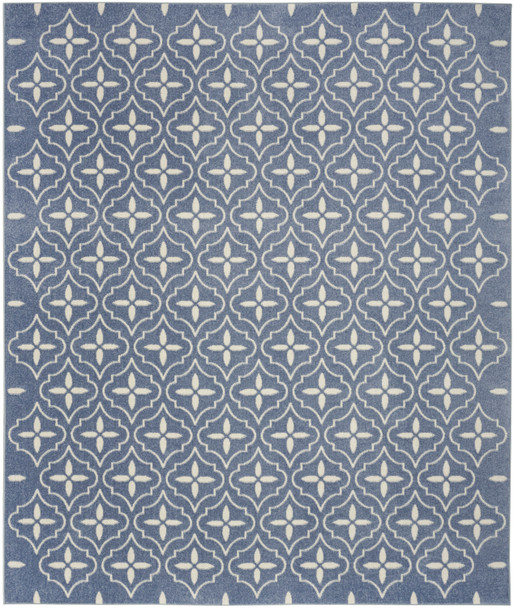 Nourison Home Nourison Essentials NRE04 Blue Ivory Rug