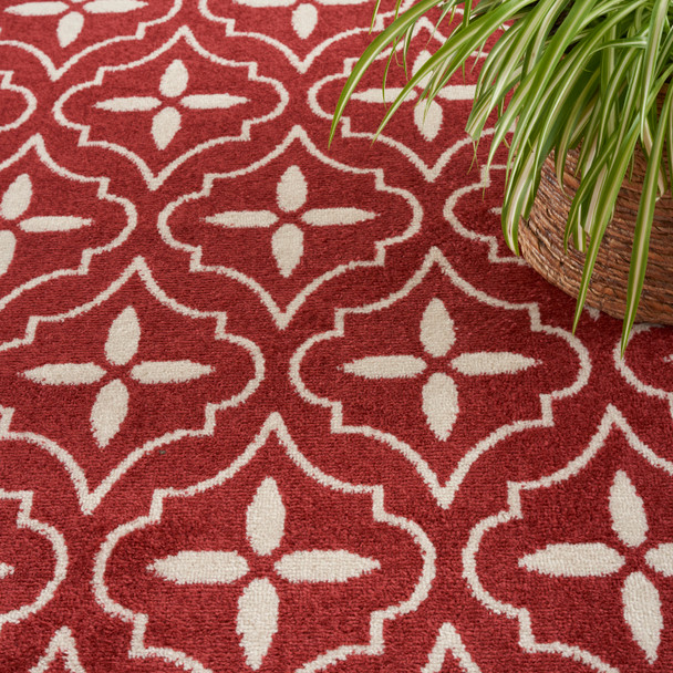 Nourison Home Nourison Essentials NRE04 Brick Ivory Rug