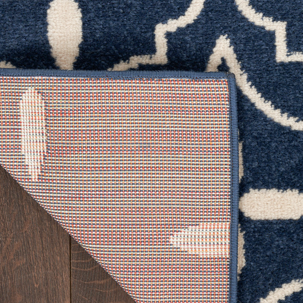 Nourison Home Nourison Essentials NRE04 Navy Ivory Rug