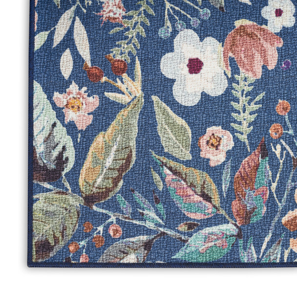 Nourison Home Nourison Washables NWB01 Navy Multicolor Rug