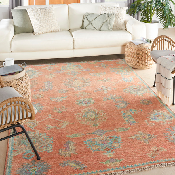 Nourison Home Odessa ODS04 Brick Multicolor Rug