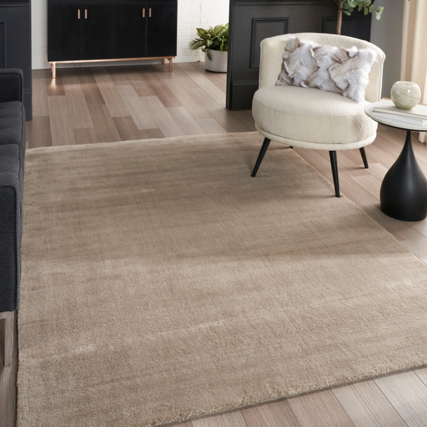 Nourison Home Plush Cloud PLC01 Taupe Rug