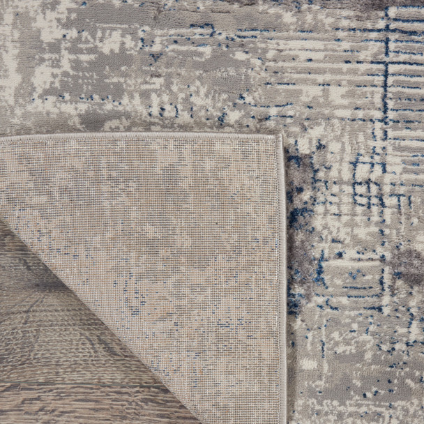 Nourison Home Royal Terrace KI41 Ivory Blue Rug