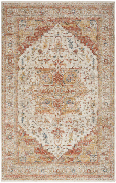 Nourison Home Sahar SHR06 Ivory Rust Rug