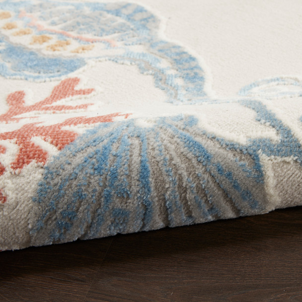 Nourison Home Seaside SDS03 Ivory Multi Rug