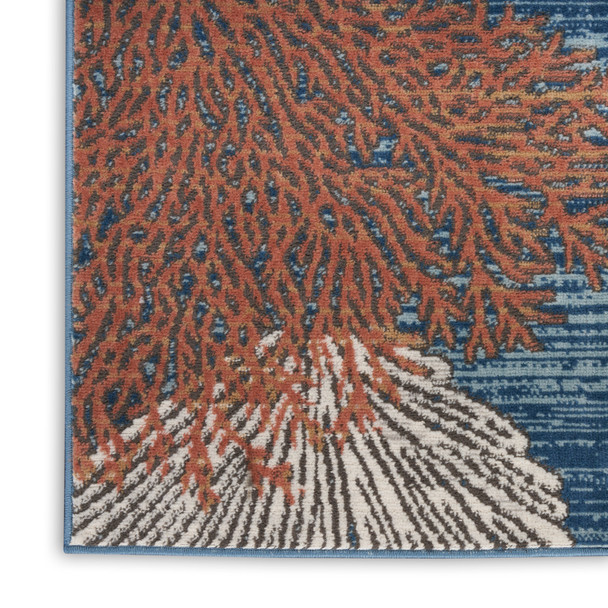 Nourison Home Seaside SDS04 Blue Multicolor Rug