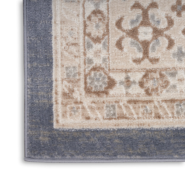 Nourison Home Serenity Home SRH01 Ivory Blue Rug