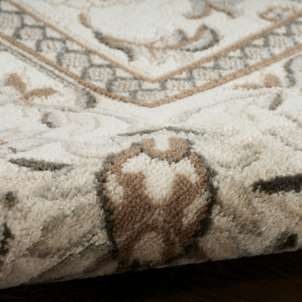 Nourison Home Serenity Home SRH02 Ivory Mocha Rug