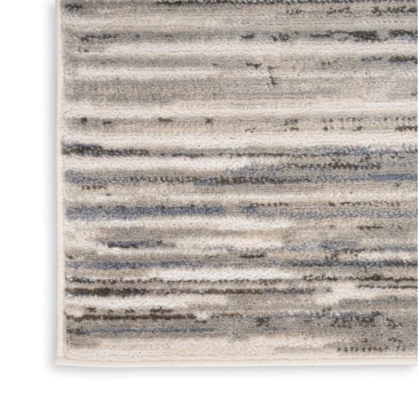Nourison Home Serenity Home SRH03 Ivory Grey Blue Rug
