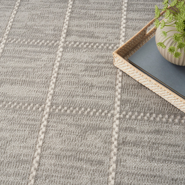 Nourison Home Serenity Home SRH05 Light Grey Rug