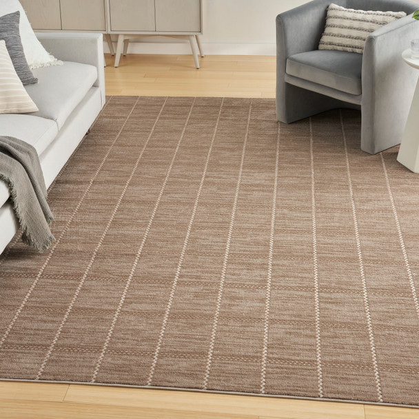 Nourison Home Serenity Home SRH05 Mocha Ivory Rug