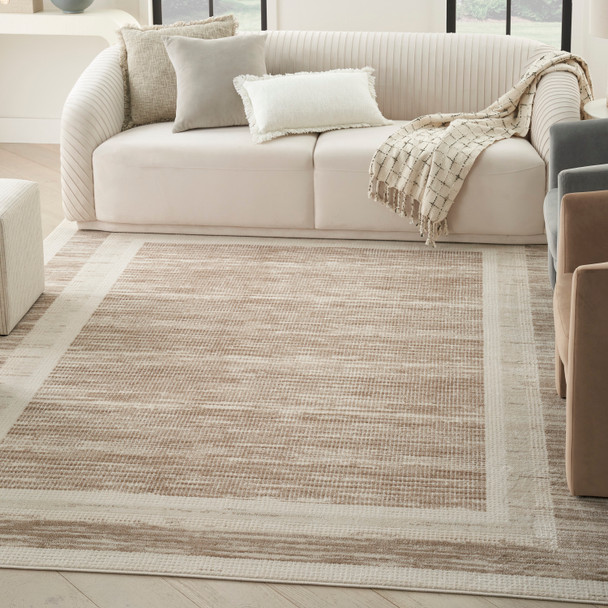 Nourison Home Serenity Home SRH07 Mocha Ivory Rug