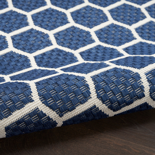 Nourison Home Twist Reversible TWS01 Navy Rug
