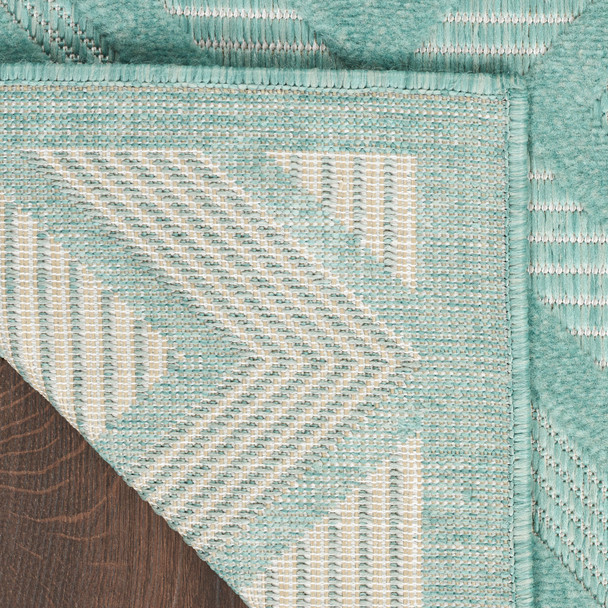 Nourison Home Versatile NRV01 Aqua Teal Rug