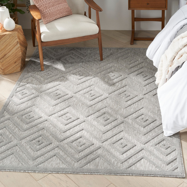Nourison Home Versatile NRV01 Silver Grey Rug
