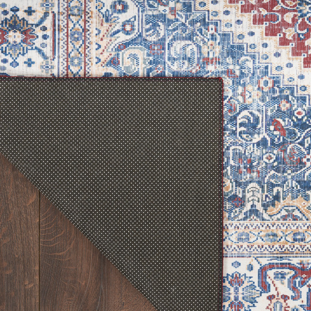 Nourison Home Vintage Home VNH01 Red Blue Rug
