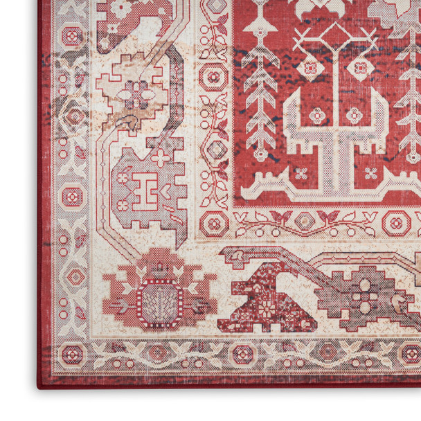 Nourison Home Vintage Home VNH02 Red Rug