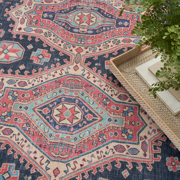 Nourison Home Vintage Home VNH03 Navy Rug