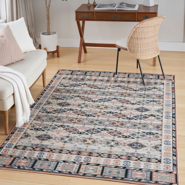 Nourison Home Washable Decor WSD05 Ivory Multicolor Rug