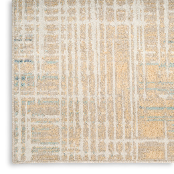 Nourison Home Washable Decor WSD07 Beige Blue Rug