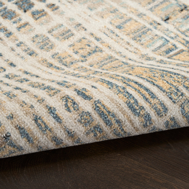 Nourison Home Washable Decor WSD07 Ivory Blue Rug