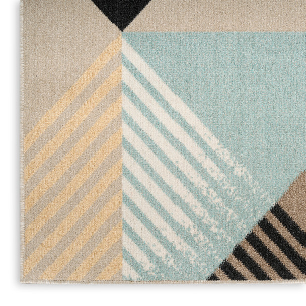 Nourison Home Washable Decor WSD10 Blue Multicolor Rug