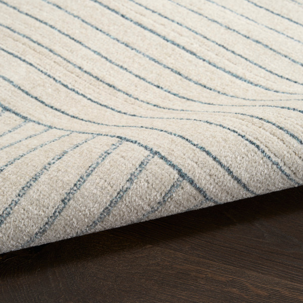 Nourison Home Washable Decor WSD11 Cream Blue Rug