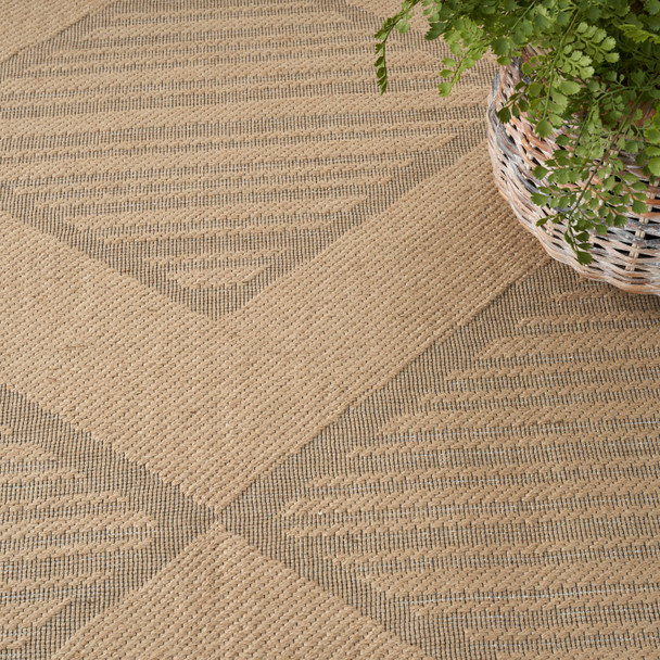 Nourison Home Washable Jute WSJ01 Natural Beige Rug