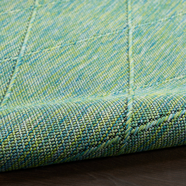 Nourison Home Washable Solutions WSL01 Blue Green Rug