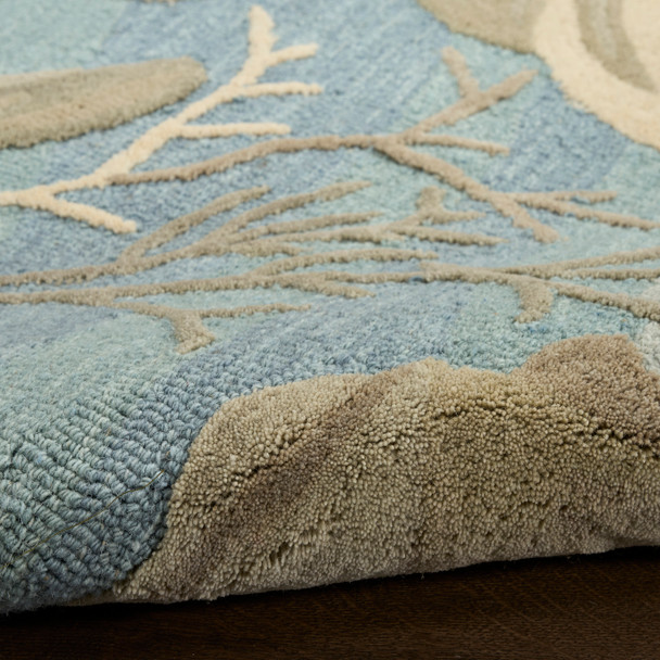 Nourison Home Waterside WRS01 Blue Rug