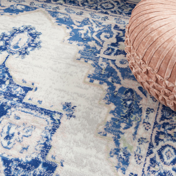 Nourison Home Whimsicle WHS03 Ivory Blue Rug