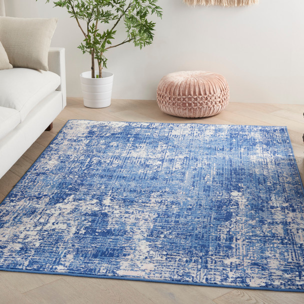 Nourison Home Whimsicle WHS08 Blue Ivory Rug
