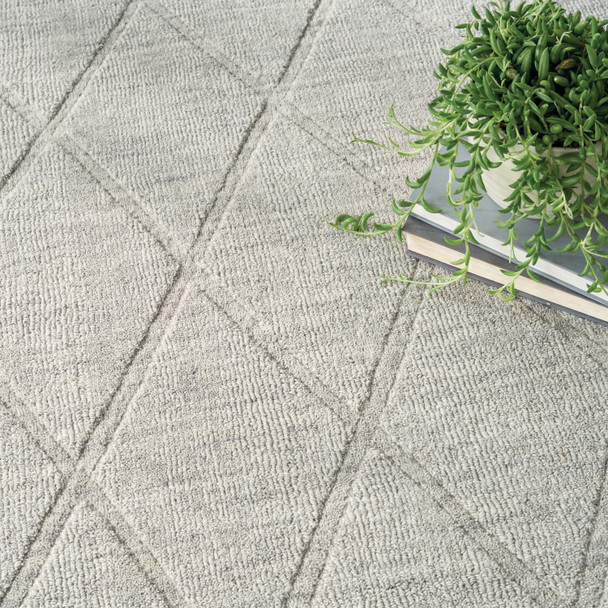 Nourison Home Wool Haven WOH01 Grey Rug