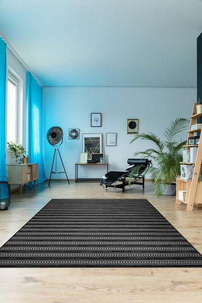 Couristan Afuera 5262 9008 Beachcomber Onyx Shell Rug