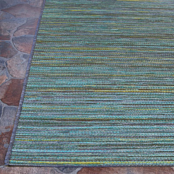 Couristan Cape 1407 0020 Hinsdale Teal Cobalt Rug