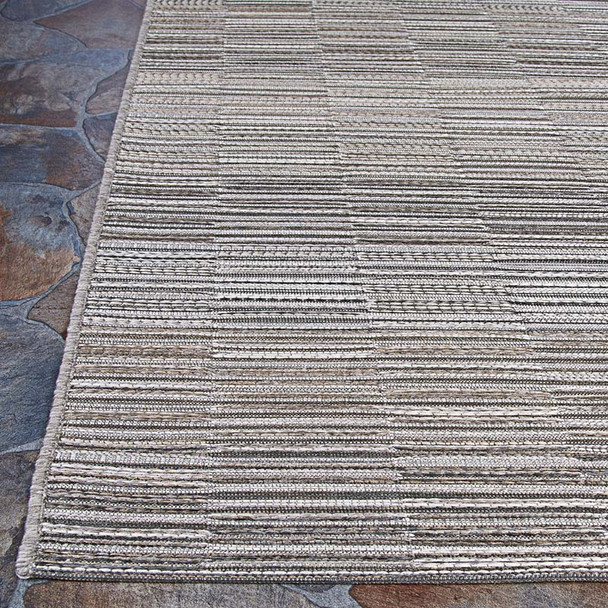 Couristan Cape 9860 9009 Fayston Silver Charcoal Rug