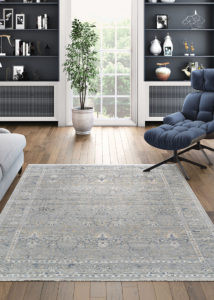 Couristan Couture 6799 3775 Khorassan Dusty Grey Beige Rug