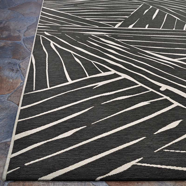 Couristan Dolce 7515 2102 Parquet Charcoal Rug