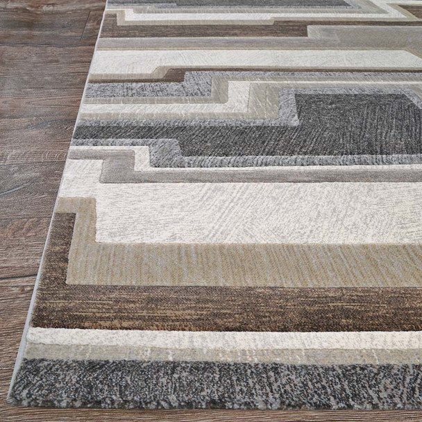 Couristan Easton 6390 4848 Radiate Earthtones Rug