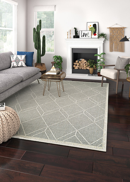 Couristan Liguria Lig4 1001 Noli Dove Grey Rug