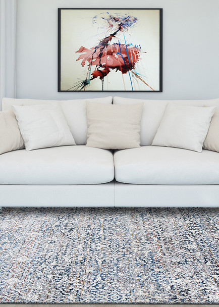 Couristan Luxor 8268 0120 Ludvig Multi Antique Beige Ocean Rug