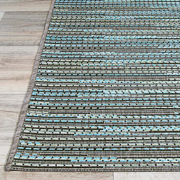 Couristan Monaco 2471 2200 Larvotto Blue Multi Rug