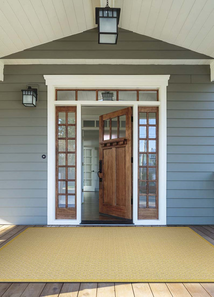 Couristan Monaco 7949 1683 Sea Pier Sand Lemon Rug