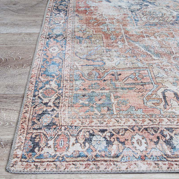 Couristan Pasha 5085 5040 Antique Kashan Rust Rug