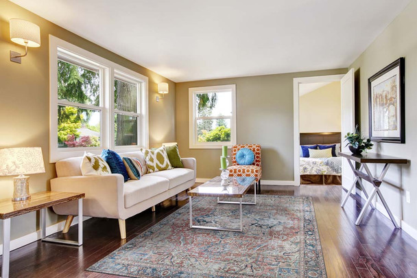 Couristan Pasha 5085 5040 Antique Kashan Rust Rug