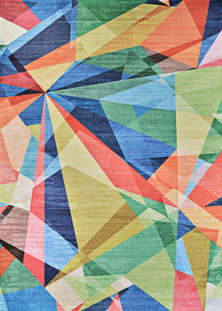 Couristan Rainbow R623 1000 Retro Multi Rug