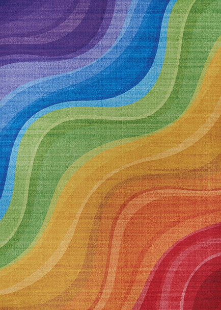 Couristan Rainbow R625 1000 Candiland Multi Rug