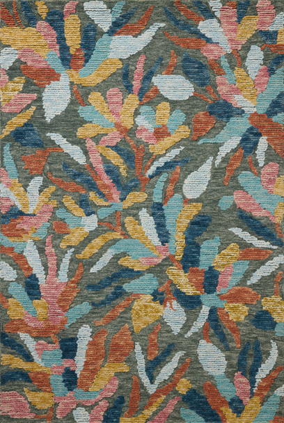 Loloi Tilly TIL-05 Green Multi Rug