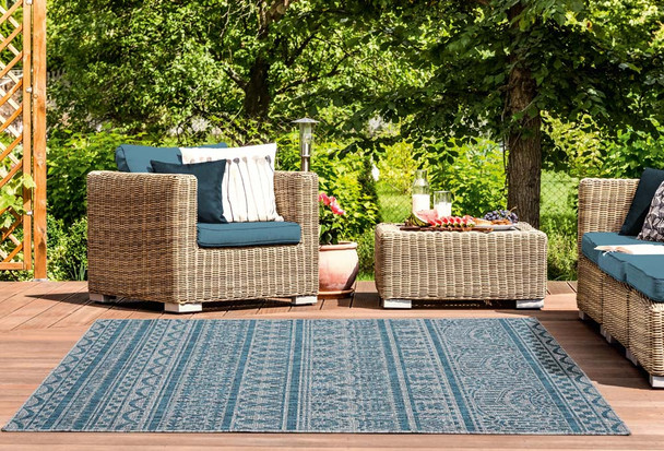 United Weavers Augusta 3900 10163 Diani Aqua Rug