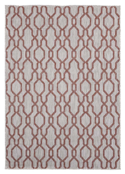 United Weavers Augusta 3900 10429 Belle Mare Terracotta Rug